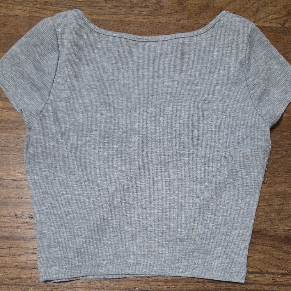 🔵3/$13 SHEIN Scoop Neck Thermal Baby Tee - Picture 6 of 7
